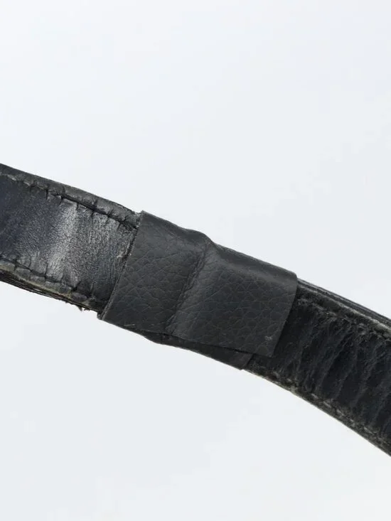 Authentic PRADA Shoulder Bag Nylon Black Silver - Picture 15 of 16